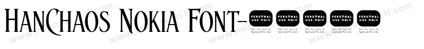 HanChaos Nokia Font字体转换